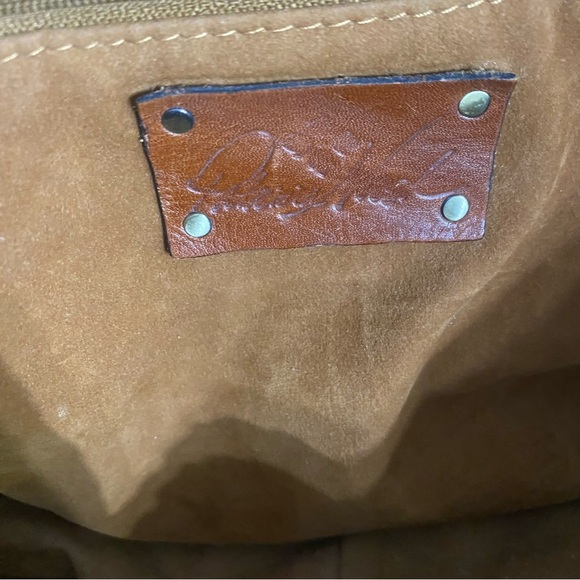 Patricia Nash ROSOLINI Leather Saddle Bag Tropical Palm Print - Picture 8 of 14